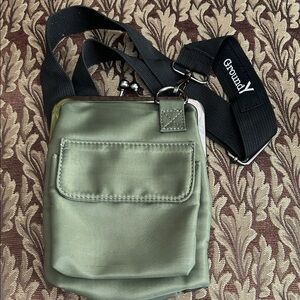 Ground Y Olive Green Crossbody Bag -Japanese